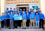 Đoàn Khối Nội chính - Chính quyền trao các công trình thanh niên tại Nghi Xuân