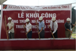 Đảng ủy Agribank Hà Tĩnh II, khởi công công trình chào mừng Đại hội Đảng bộ tỉnh lần thứ XIX.