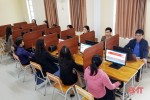 Đảng bộ đầu tiên ở Hà Tĩnh tổ chức làm bài thu hoạch nghị quyết bằng hình thức trắc nghiệm trực tuyến