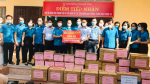 Công đoàn Viên chức Hà Tĩnh quyên góp nhu yếu phẩm hỗ trợ Nhân dân thành phố Hồ Chí Minh và các tỉnh phía Nam