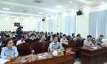 Ban Thường vụ Đảng ủy Khối tổ chức Hội nghị báo cáo viên tháng 7